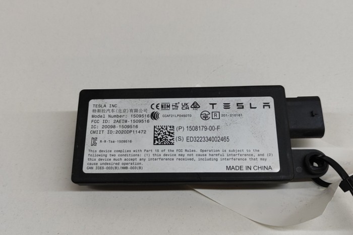 Modul de control Bluetooth TESLA MODEL Y 2023 OEM: 1508179-00-F 22266248