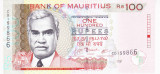 Bancnota Mauritius 100 Rupii 2009 - P56c UNC