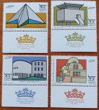 ISRAEL- 1983 Arhitectura-''Sinagogi moderne''serie 4v."-MNH-Nestampilate -Vezi-Scan