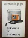 Perioada de instructie- Constantin Popa