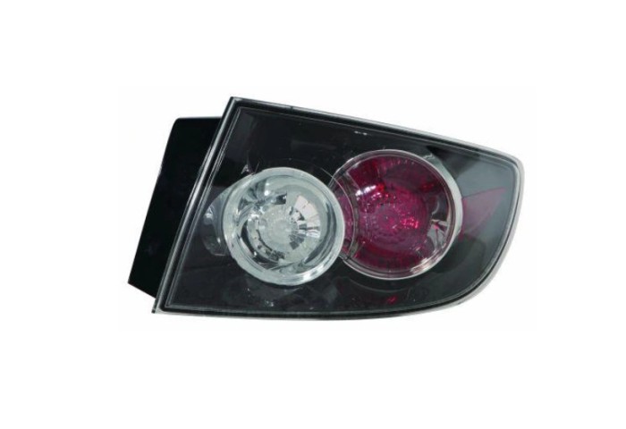 Stop spate, lampa Mazda 3 (Bk), 04.2006-07.2009, model: Sedan, montare spate, dreapta, W21/5W+WY21W; lucas alb, reflector negru; fara soclu bec; exte