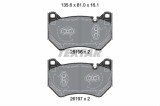Set placute frana TEXTAR 2619601