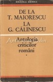 De La T. Maiorescu La G. Calinescu I, II - Eugen Simion, Antologia criticilor romani, 1971, Eminescu, Studii literare