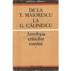 De La T. Maiorescu La G. Calinescu I, II - Eugen Simion