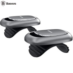 CARLIG auto Baseus Beetle, aluminiu, adeziv 3M, suporta max 2 kg, argintiu, &quot;ACGGJK-0G&quot; - 6953156227743