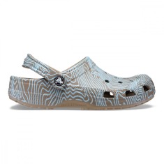Saboti Crocs Classic Topographic Clog Maro - Khaki/Multi foto