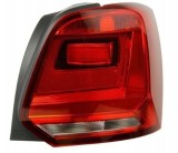 Stop, lampa spate VW POLO (6R), 06.2014-12.2017, DEPO, partea dreapta, cu lampa de mers inapoi;tip bec P21W+PY21W+W16W; fumuriu; fara soclu bec;