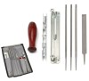 Trusa Ascutit Lant Drujba (4, 4.8, 5.5mm) Pile Rotunde, Ghidaj, Maner Lemn - Compatibil Stihl, Husqvarna, Makita, China si altele