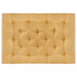 VidaXL Pernă pentru canapea din paleți, galben, 120 x 80 x 10 cm