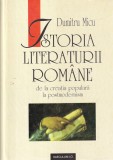 Dumitru Micu - Istoria literaturii Romane. De la creatia populara la