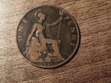 M3 C50 - Moneda foarte veche - Anglia - one penny - 1910