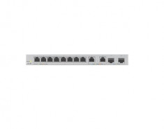 Zyxel switch 12-port web-managed multi-gigabit switch with 2-port 2.5g and 2-port 10g sfp+ foto