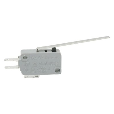 Microintrerupator 1 circuit 16(4)A-250V ON-(OFF) cu lamela 55mm 28x16x10mm foto