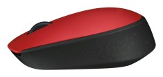 Mouse wireless optic Logitech M171 rosu/negru, ambidextru