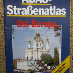 ADAC - STRAßENATLAS OST-EUROPA (ATLAS CU HARTI AUTO, EUROPA DE EST)