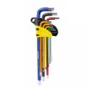 Top Master Pro Set 9 chei imbus hexagonale 1.5-10mm cu bila extra lungi COLOR, Topmaster Profesional