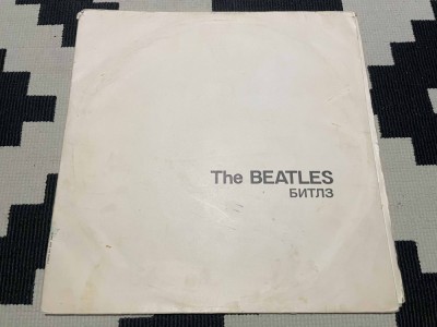 The beatles white album dublu disc vinyl 2LP muzica pop rock rnr AnTrop URSS VG+ foto