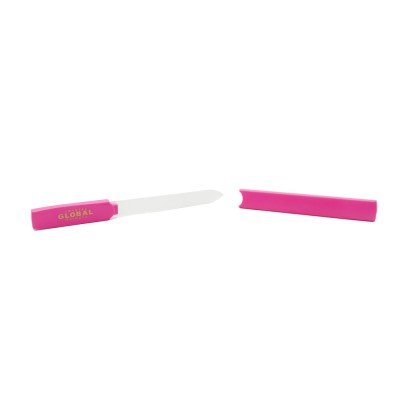 Pila pentru unghii din sticla, pink foto
