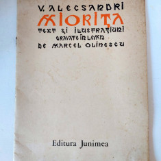 Miorita - V. Alecsandri - Text si ilustratiuni gravate in lemn (1984)