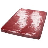 Masaj Nuru alunecos - Cearsaf de Pat din PVC pentru Jocuri Umede si Alunecoase - culoare Rosu