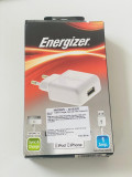 Incarcator priza Usb + cablu date Energizer iPhone / iPod
