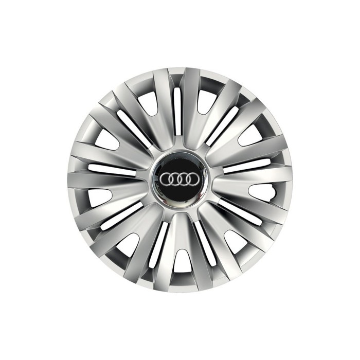 Set 4 capace roti Cu Inel Cromat Royal R16 Compatibil Cu Audi