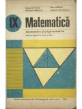 Augustin Cota - Matematica - Manual pentru clasa a IX-a (editia 1985)