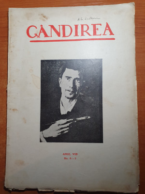 revista &amp;quot;gandirea&amp;quot; septembrie 1928-nichifor crainic,l. blaga,m. eliade,sadoveanu foto