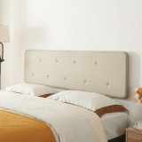 Tablie mare pat Tokke 180x52cm bej [en.casa] HausGarden Leisure, [en.casa]
