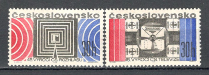 Cehoslovacia.1968 Aniversari Radio si Televiziune XC.452
