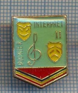 AX 850 INSIGNA -PIONIER INTERPRET -LOCUL II -PENTRU COLECTIONARI foto