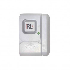 Alarma magnetica antifurt RL, LED, 4 baterii, Alb foto