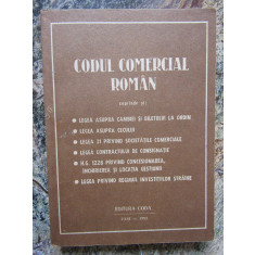 CODUL COMERCIAL ROMAN - EDITURA CODA 1991