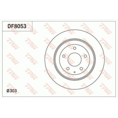 Set discuri frana Mazda Cx-30 (Dm), Cx-5 (Ke, Cx-5 (Kf), Cx-5 Van (Ke ), Mx-30 (Dr), punte spate, 303x10, plin, TRW foto
