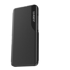 Husa xiaomi poco x3 nfc eco leather view case black