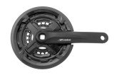 Pedalier Prowheel MTB, ax patrat, 42/34/24T, aluminiu, 170mm Cod:45515PNKRM