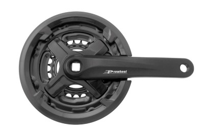 Pedalier Prowheel MTB, ax patrat, 42/34/24T, aluminiu, 170mm Cod:45515PNKRM foto