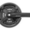Pedalier Prowheel MTB, ax patrat, 42/34/24T, aluminiu, 170mm Cod:45515PNKRM