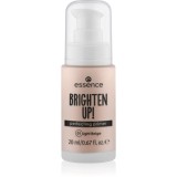 essence BRIGHTEN UP! Perfecting Primer Primer lichid sub machiaj culoare 01 Light Beige 20 ml