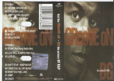 Casetă audio B.G. The Prince Of Rap &amp;lrm;&amp;ndash; Get The Groove On, originală foto