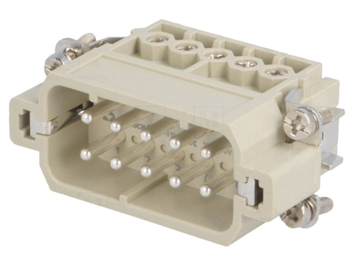 Conector HDC 10 PIN tată 16A