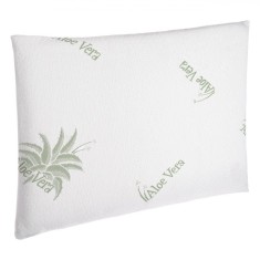Pernă Memory Foam, Idilka, Aloe Vera, 65x45 cm, Alb