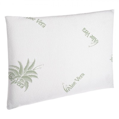 Pernă Memory Foam, Idilka, Aloe Vera, 65x45 cm, Alb foto