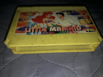 Caseta joc pe televizor terminator-Nintendo LITTLE MAMAID-MICA SIRENA,Netestata foto