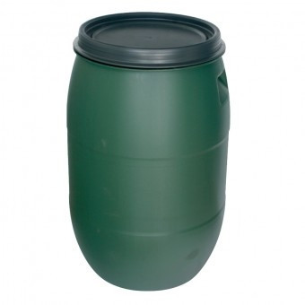 Butoi pentru apa de ploaie Strend Pro Pannon EN11604, 220 l, 471 mm, verde, HDPE foto