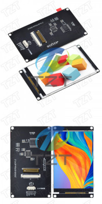 Ecran display LCD TFT 3.5 Inch 320*480 3.3V-5V UART MCU Serial Flash 64MB foto