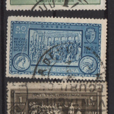 TIMBRE 144b, ROMANIA, 1933, CENTENARUL ORASULUI TURNU SEVERIN, STAMPILAT.