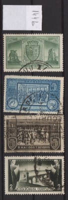 TIMBRE 144b, ROMANIA, 1933, CENTENARUL ORASULUI TURNU SEVERIN, STAMPILAT. foto