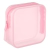 Portfard Silicon, Transparent cu M&acirc;ner, Culoare Roz, Dimensiuni 14x5x14 cm, Oem