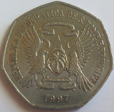Moneda EXOTICA 1000 DOBRAS - SAO TOME &amp;amp; PRINCIPE, anul 1997 *cod 5228 foto